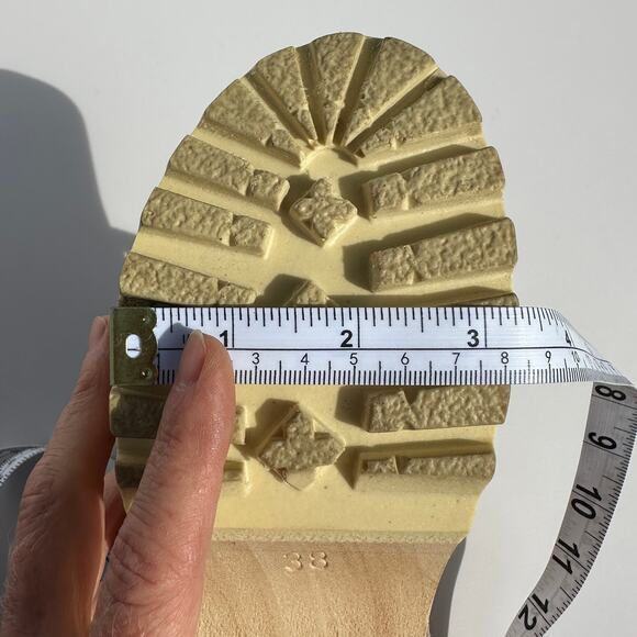 No. 6 Store Lander Lace Up Shearling Clog Boot on Mid Tread Size 38 Honey EUC - Picture 16 of 16